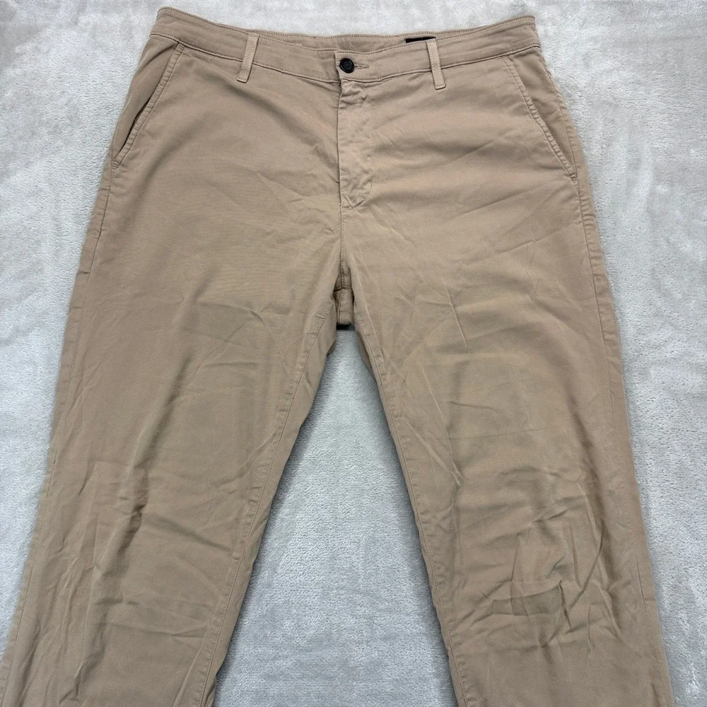 AG Adriano Goldschmied Pants Mens 36R 36x34 Tan‎ Slim Trouser The Marshall Chino
